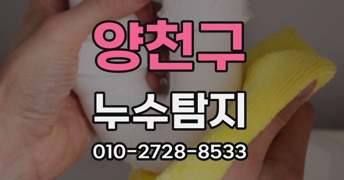 양천구 누수공사