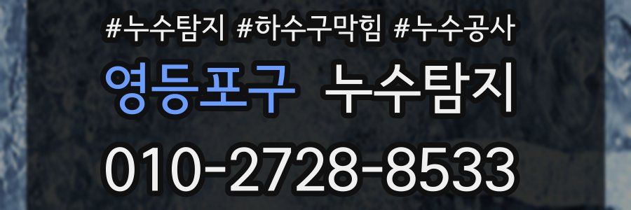 영등포구 누수탐지업체