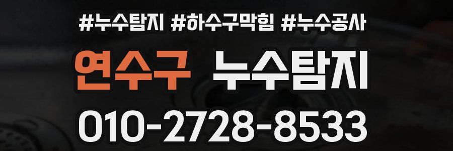 연수구 누수탐지업체