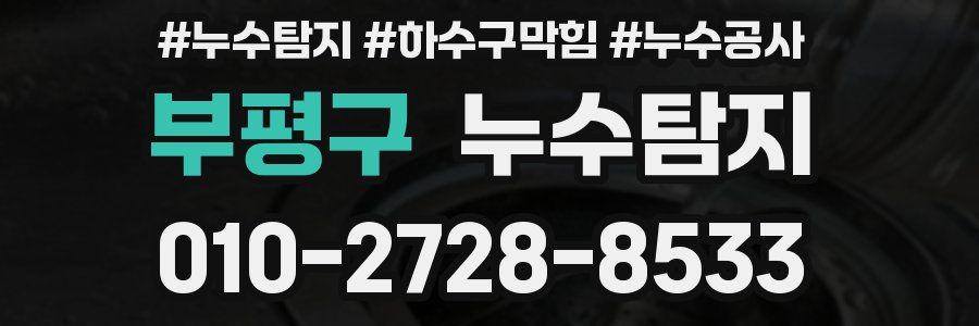 부평구 누수탐지업체