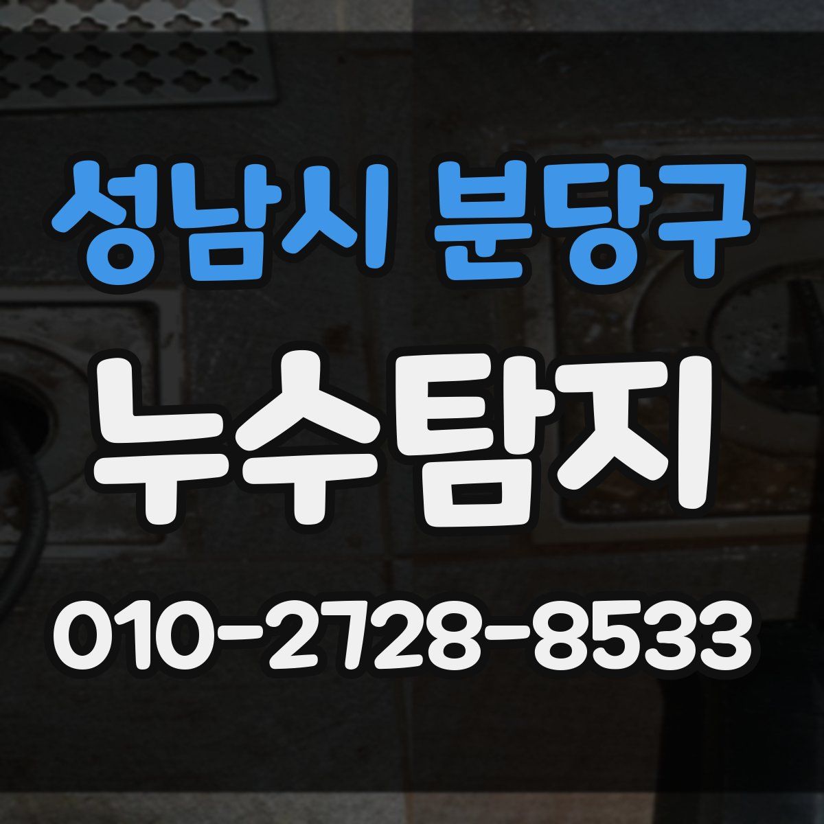 성남시 분당구 누수탐지