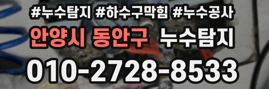 안양시 동안구 누수탐지업체