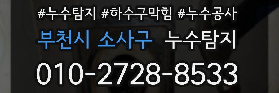 부천시 소사구 누수탐지업체