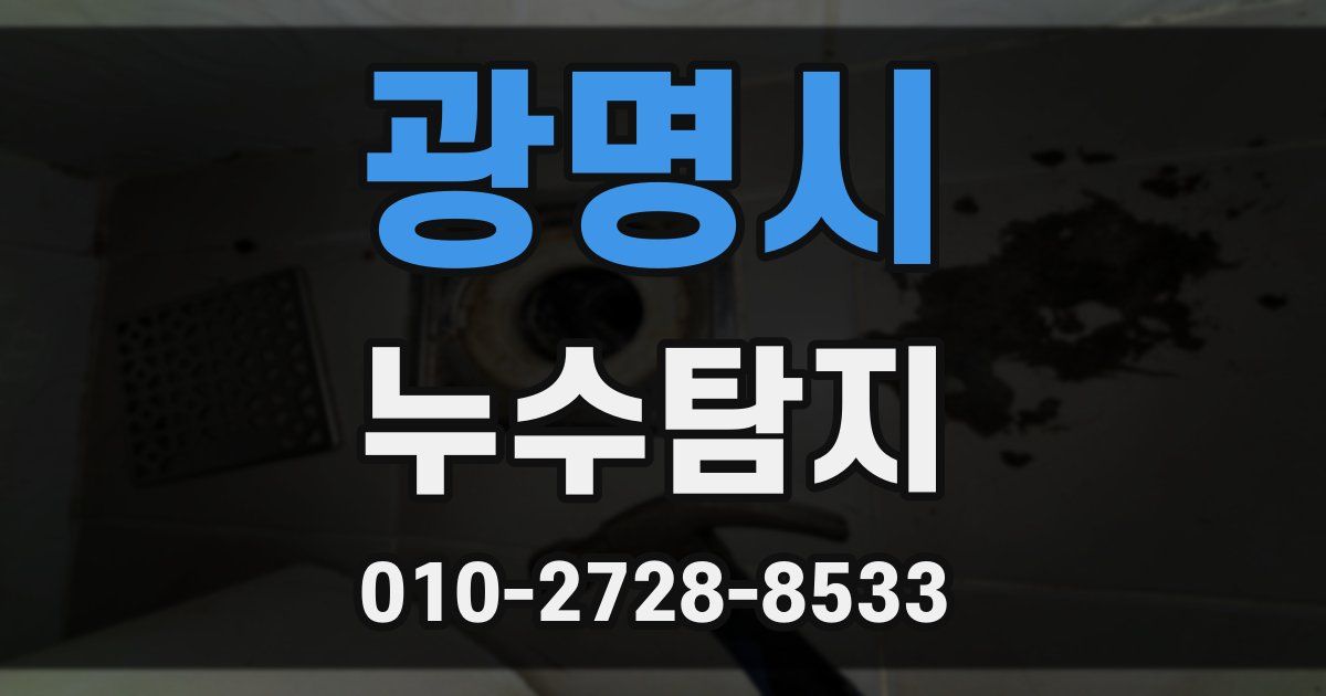 광명시 누수공사