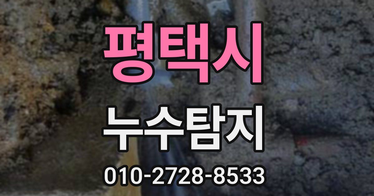 평택시 누수공사