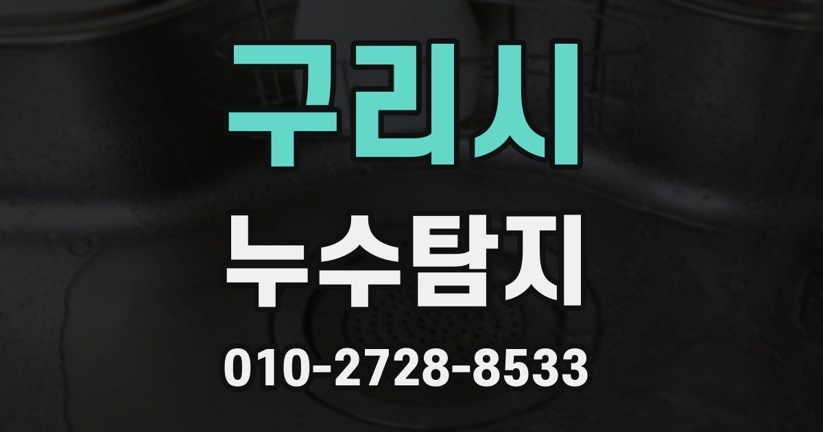 구리시 누수공사