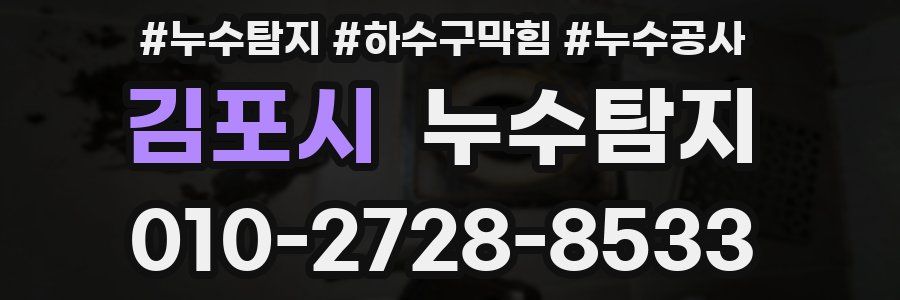 김포시 누수탐지업체