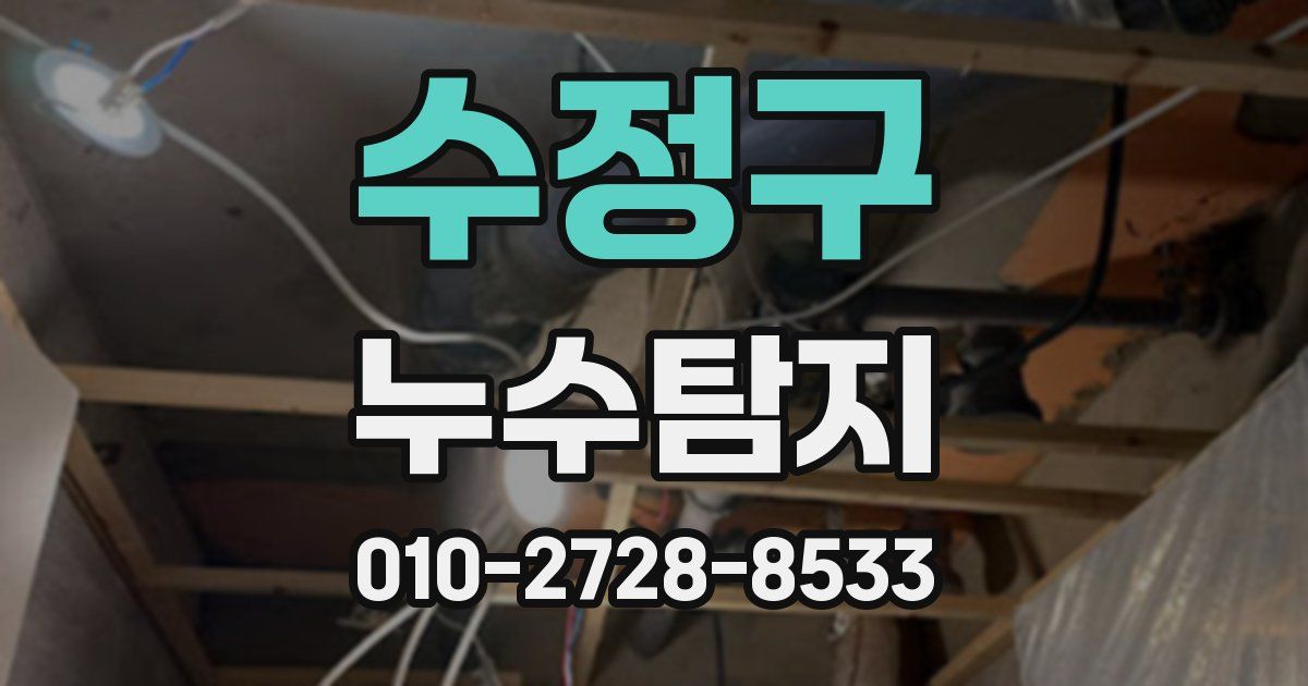 수정구 누수공사