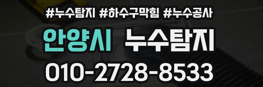 안양시 누수탐지업체