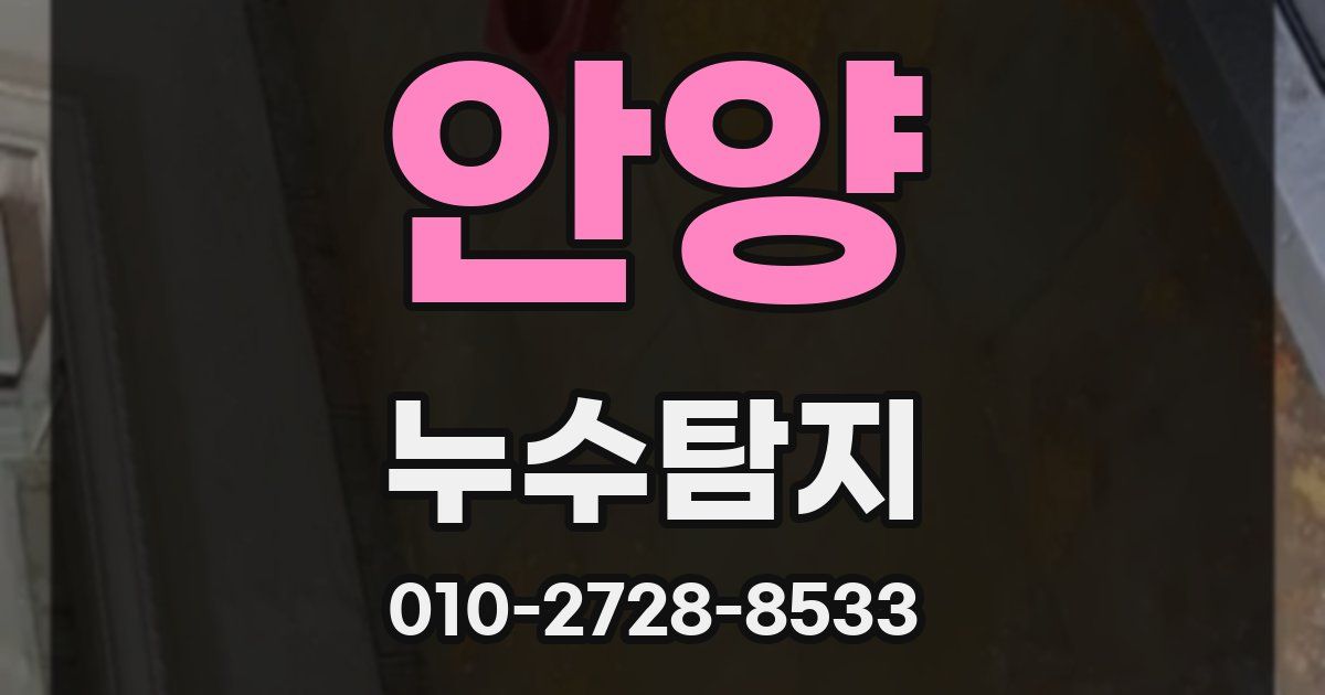 안양 누수공사