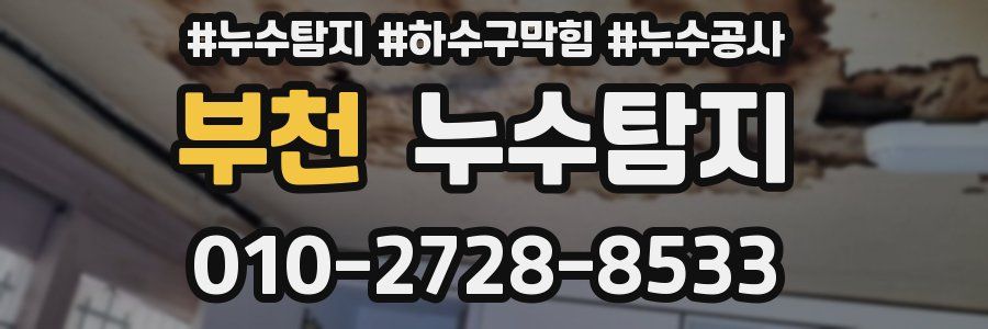 부천 누수탐지업체