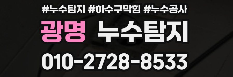 광명 누수탐지업체