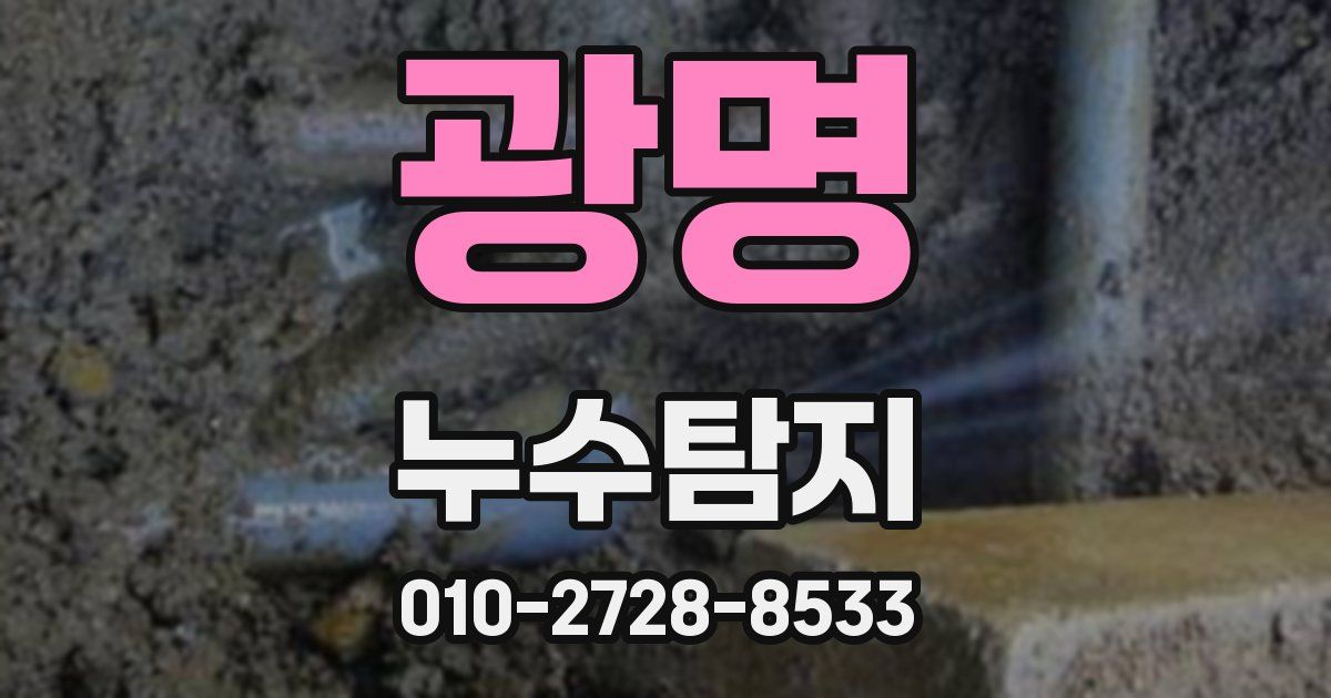 광명 누수공사