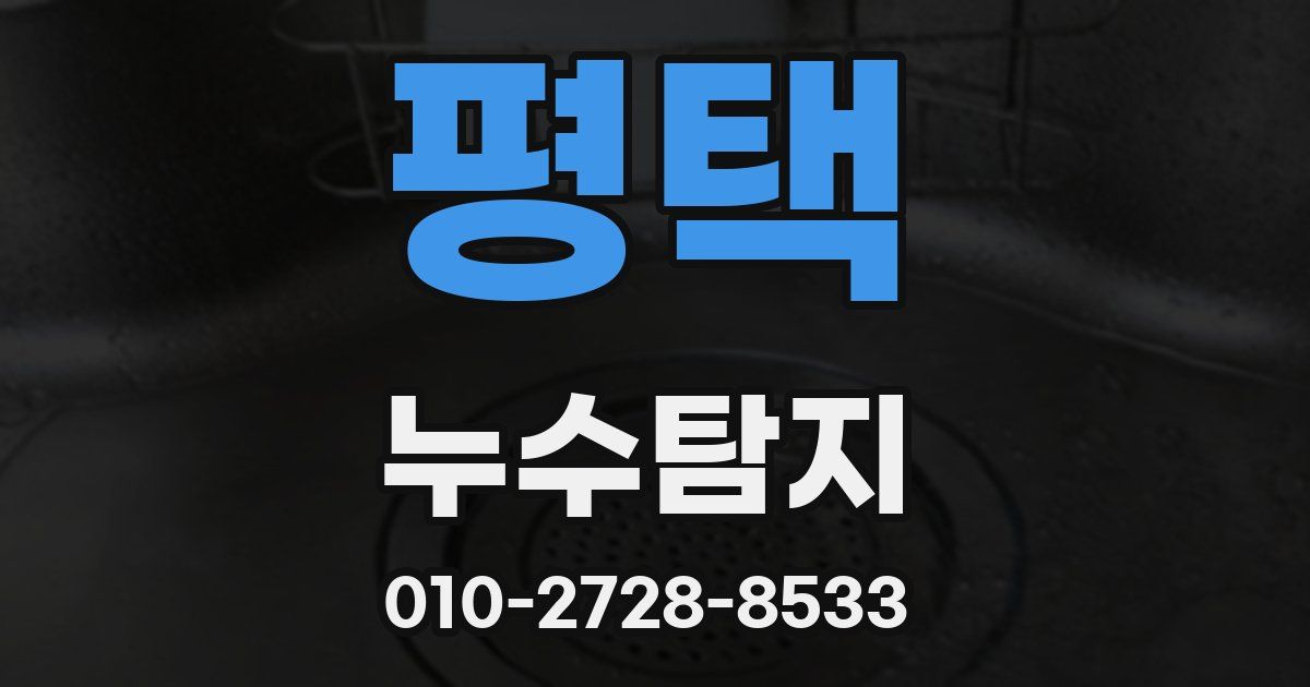 평택 누수공사