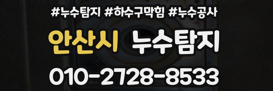 안산시 누수탐지업체