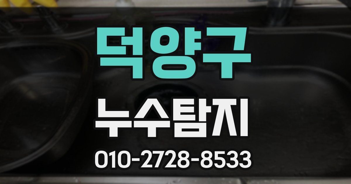 덕양구 누수공사