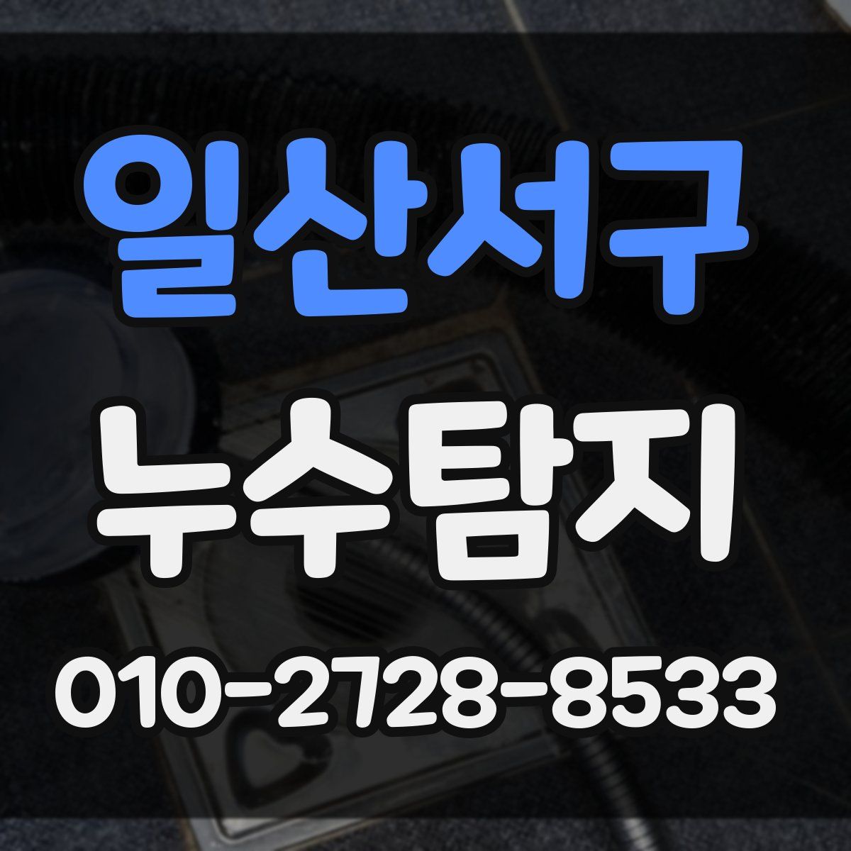 일산서구 누수탐지