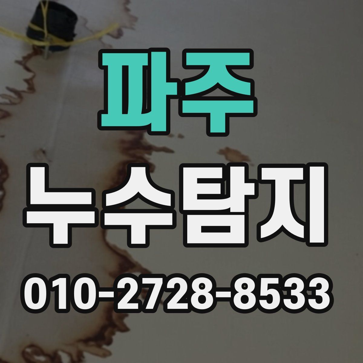 파주 누수탐지