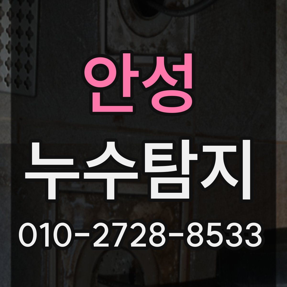 안성 누수탐지
