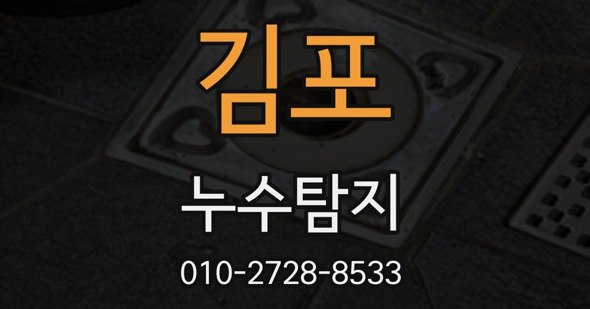 김포 누수공사