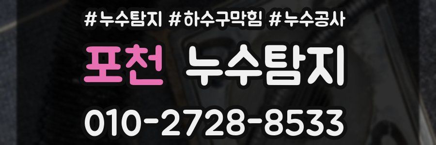 포천 누수탐지업체