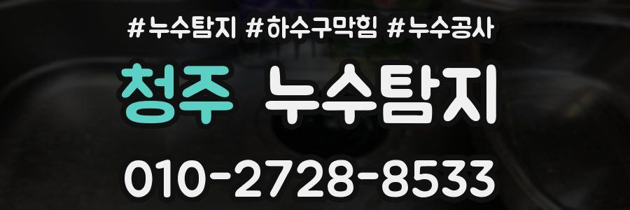 청주 누수탐지업체