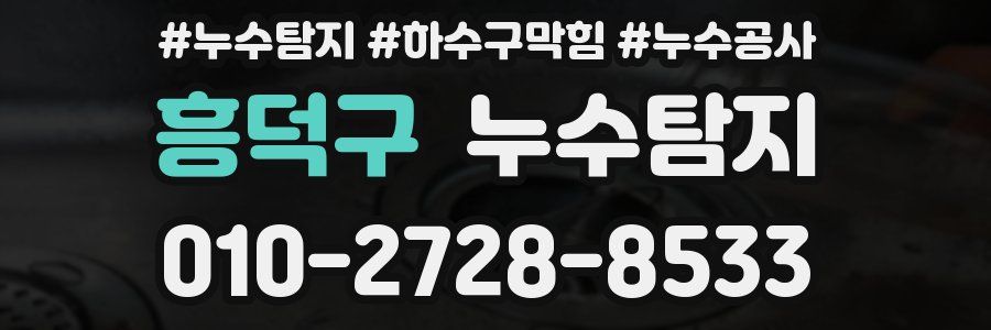 흥덕구 누수탐지업체
