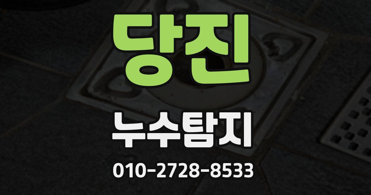 당진 누수공사