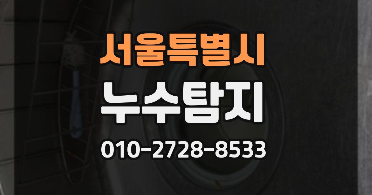 서울특별시 누수공사