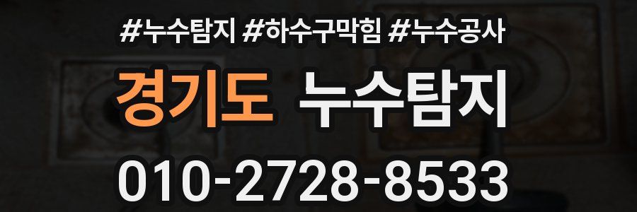 경기도 누수탐지업체