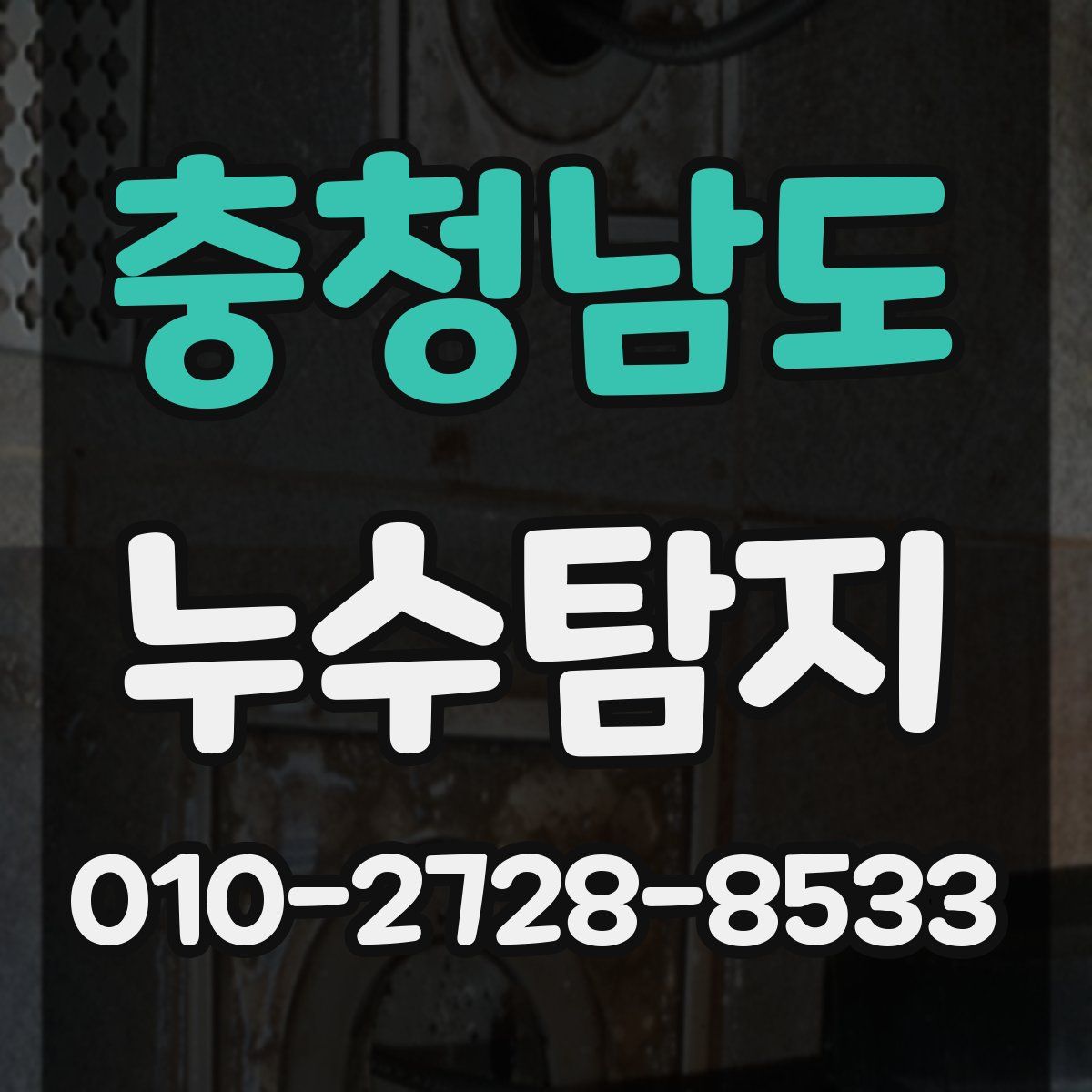 충청남도 누수탐지