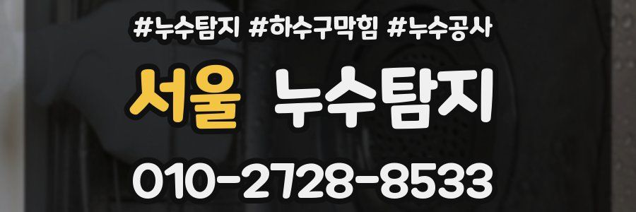 서울 누수탐지업체