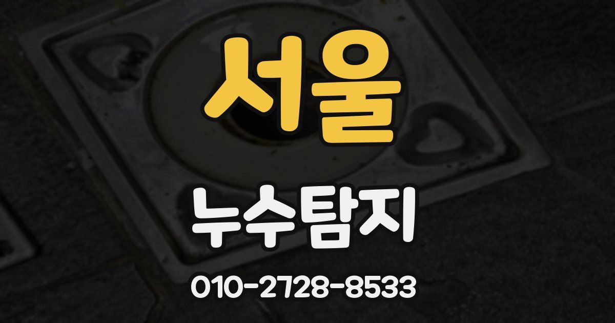 서울 누수공사