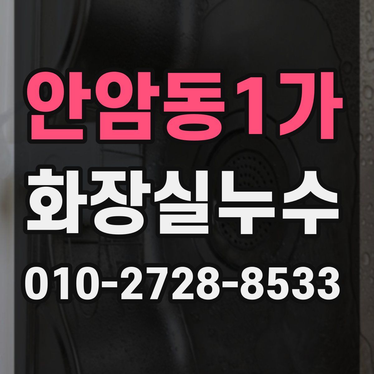 안암동1가 화장실누수탐지
