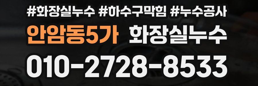 안암동5가 누수탐지
