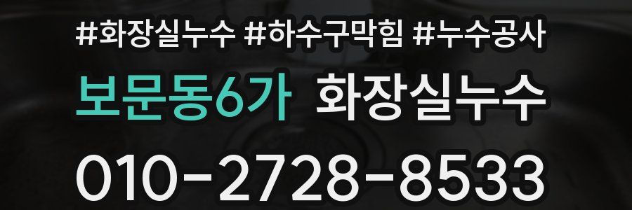 보문동6가 누수탐지