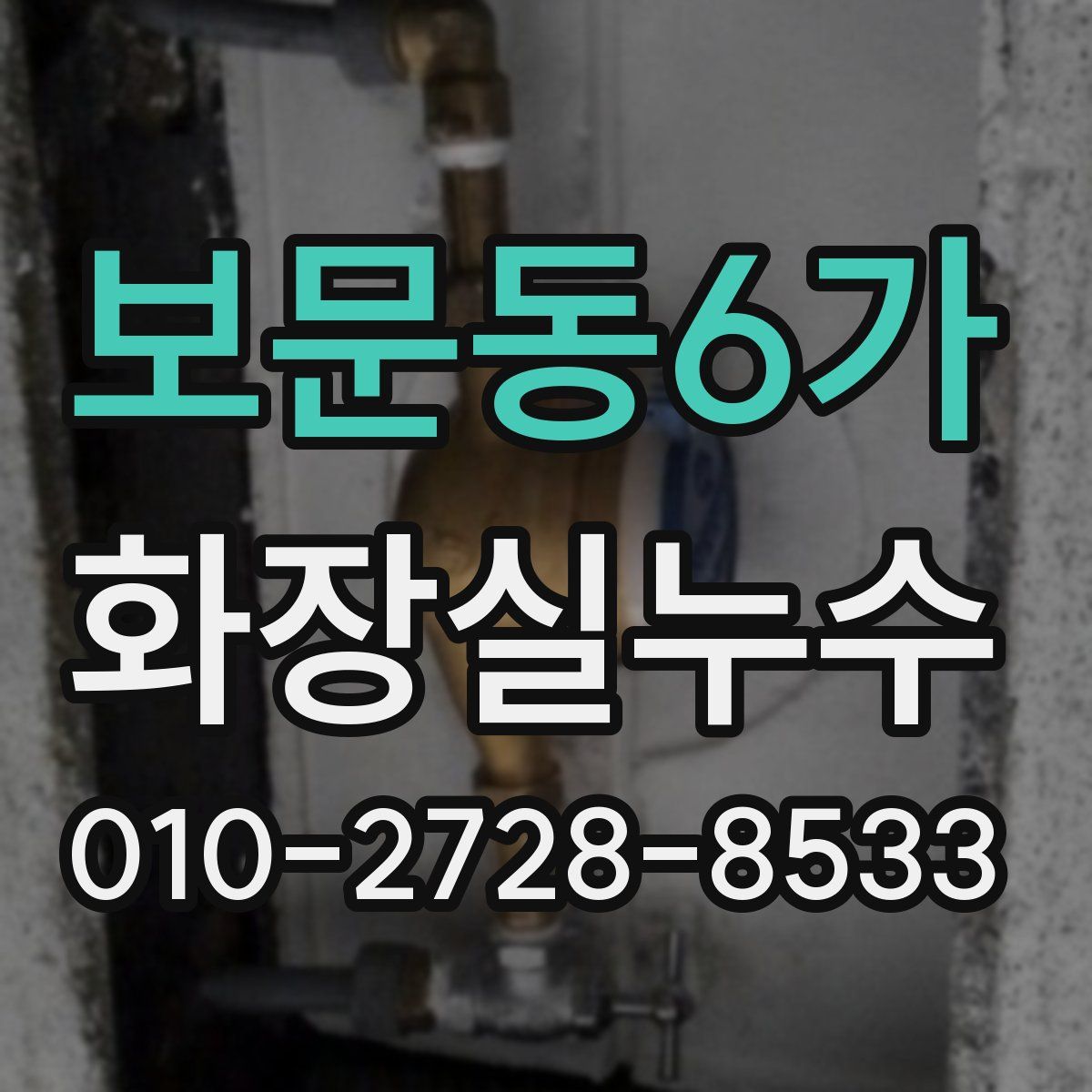 보문동6가 화장실누수탐지