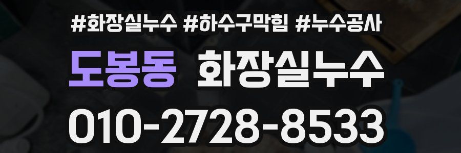 도봉동 누수탐지