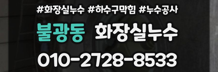 불광동 누수탐지
