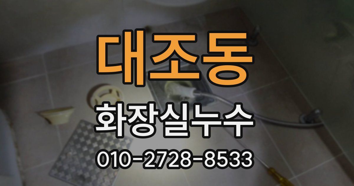 대조동 누수업체