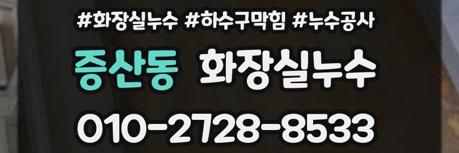 증산동 누수탐지