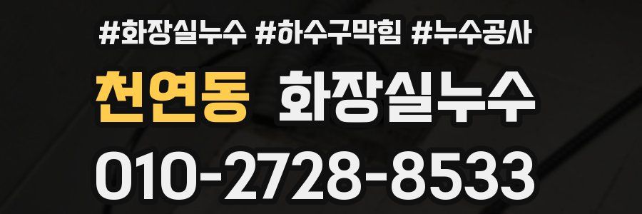 천연동 누수탐지