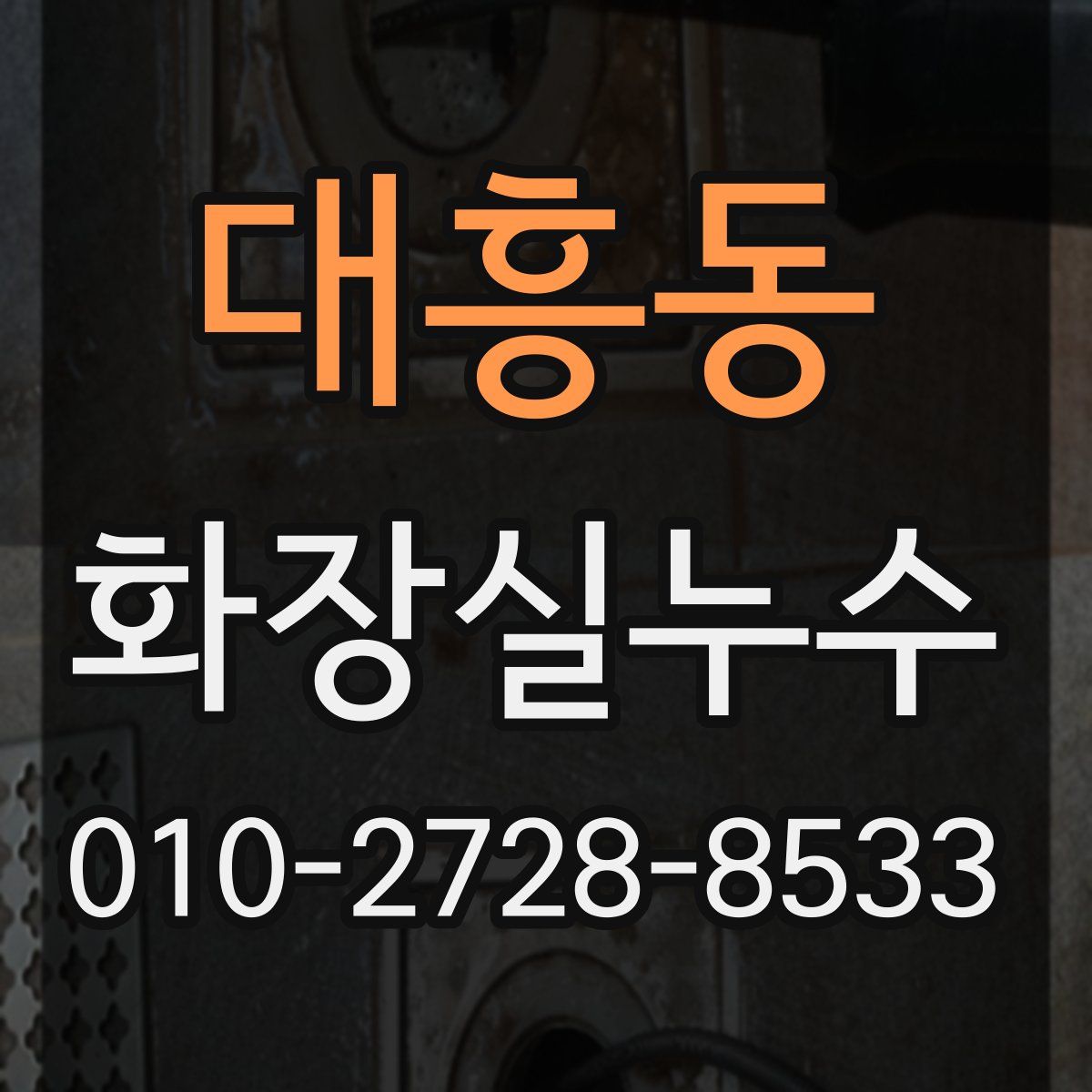 대흥동 화장실누수탐지