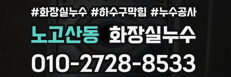 노고산동 누수탐지