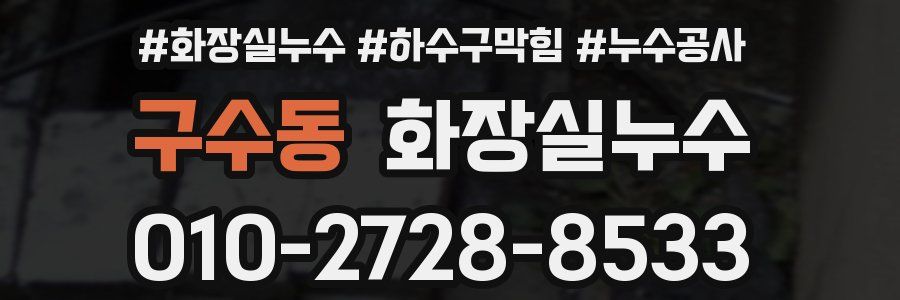 구수동 누수탐지