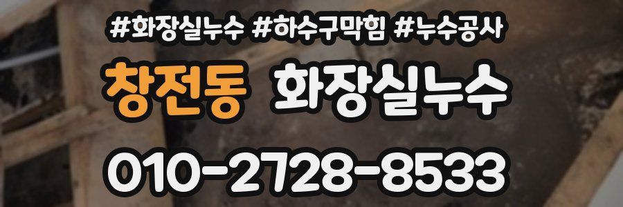 창전동 누수탐지