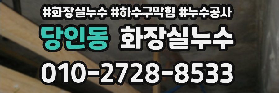 당인동 누수탐지