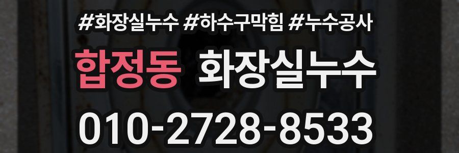 합정동 누수탐지