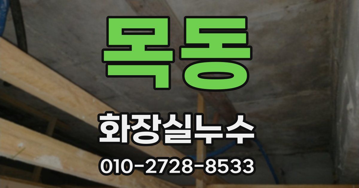 목동 누수업체