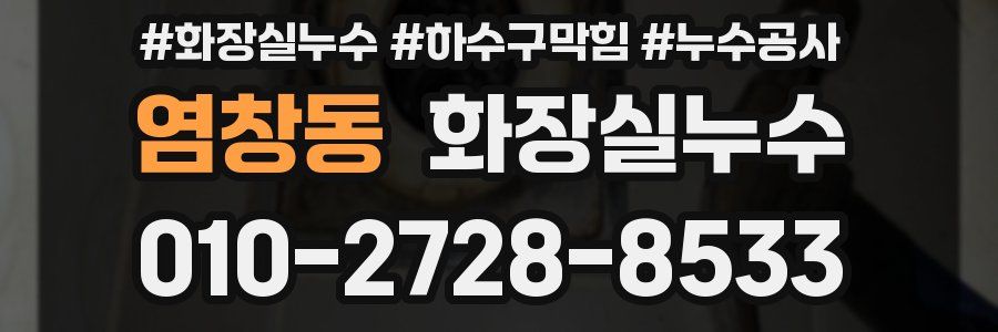염창동 누수탐지